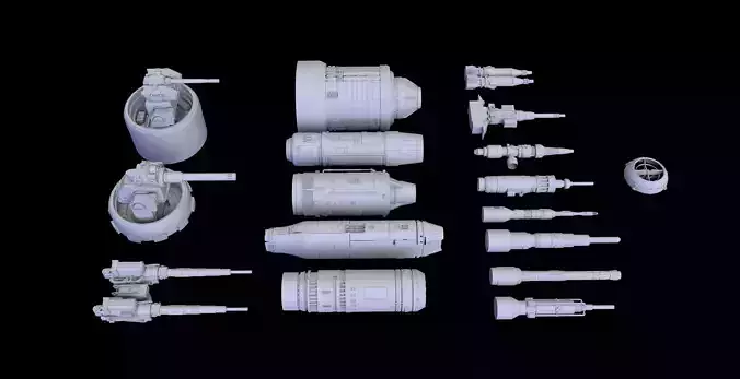 Scifi Laser Engine 3D model