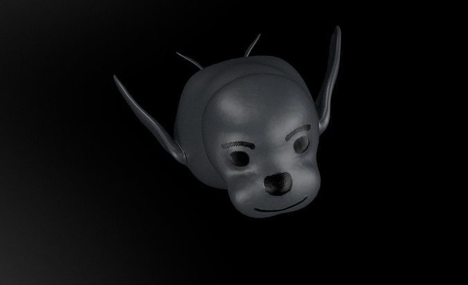 good character seal 3D model