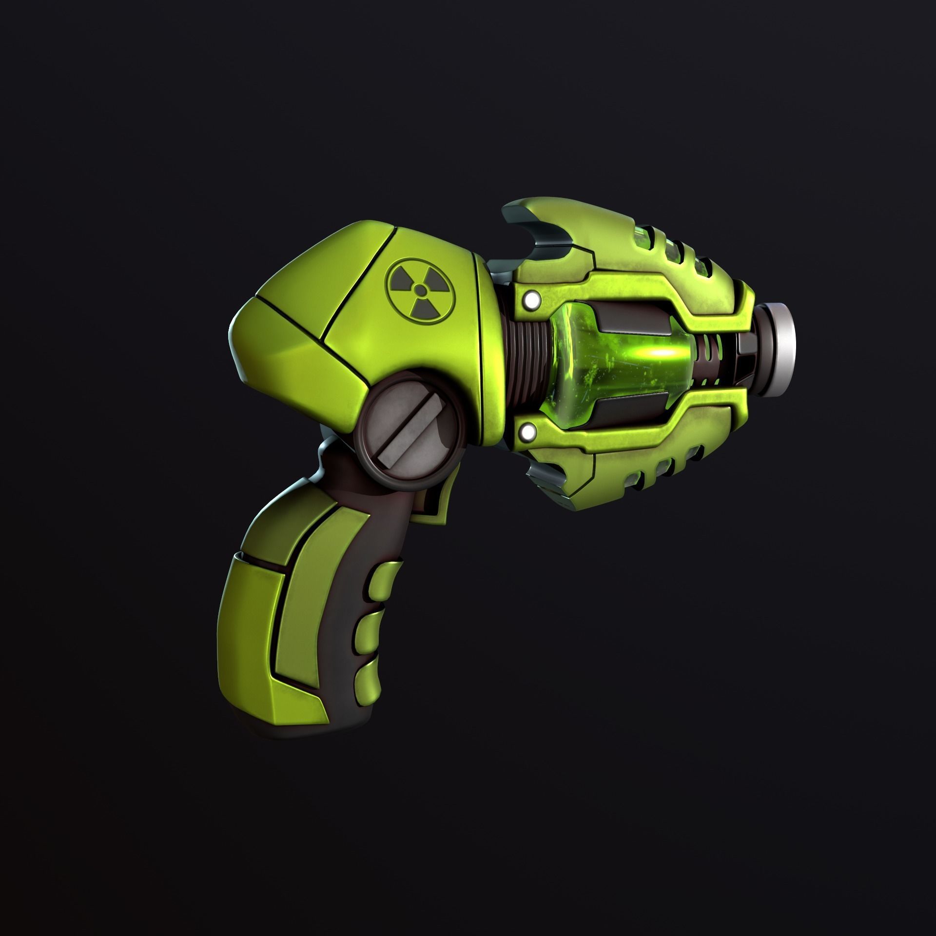 Sci-Fi Gun - Nuclear 3D model_2