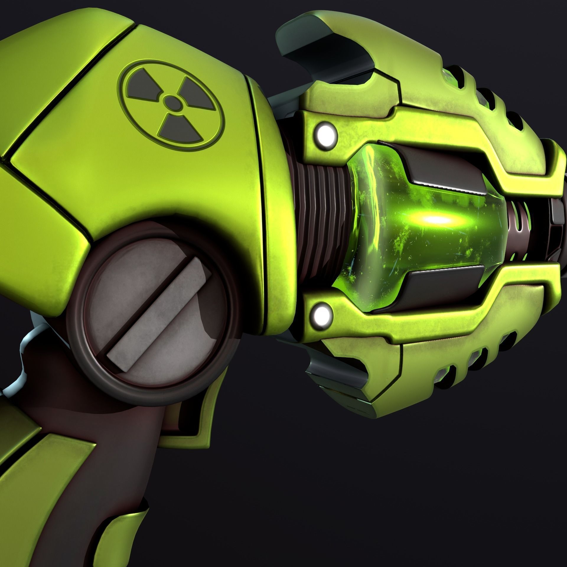 Sci-Fi Gun - Nuclear 3D model_5