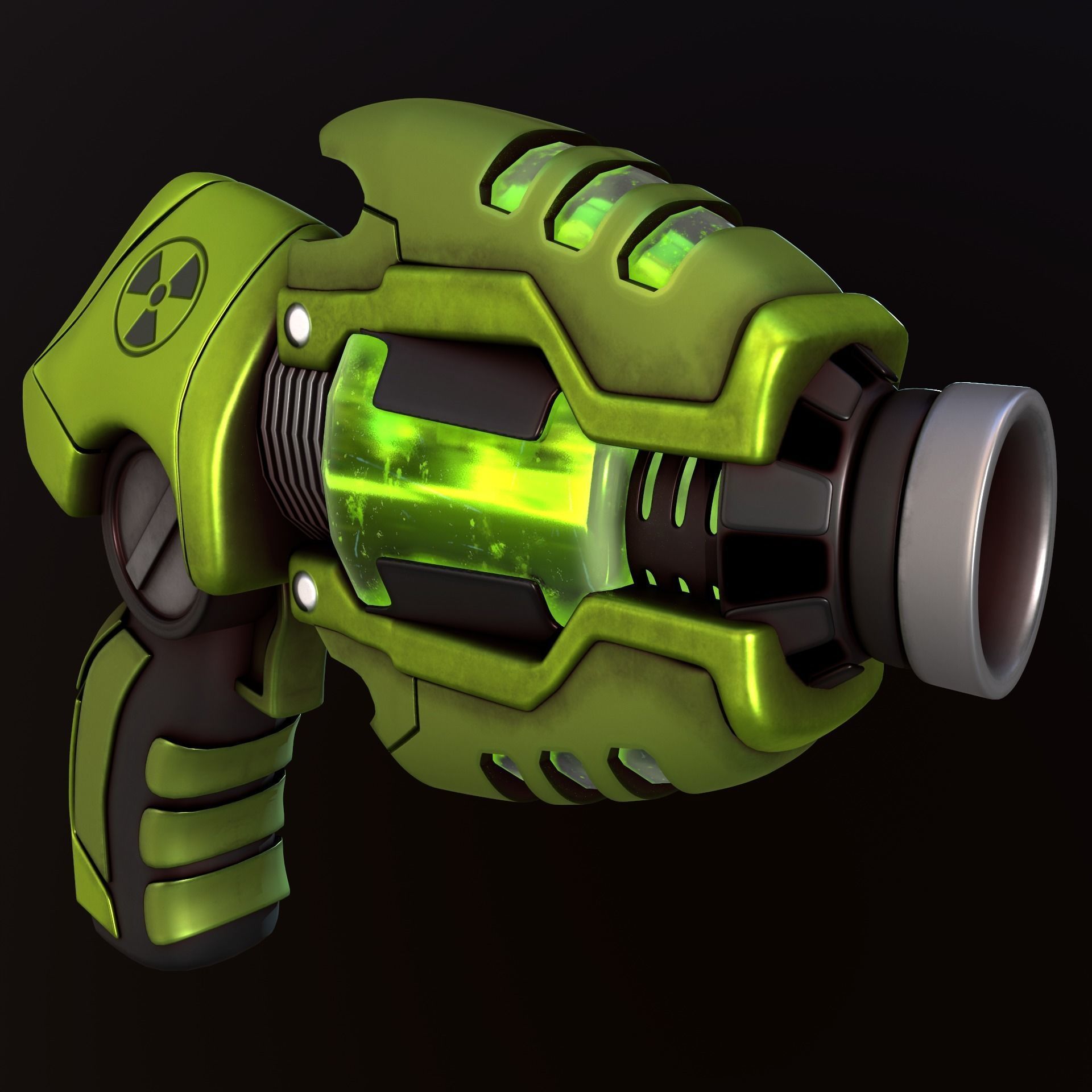 Sci-Fi Gun - Nuclear 3D model_4