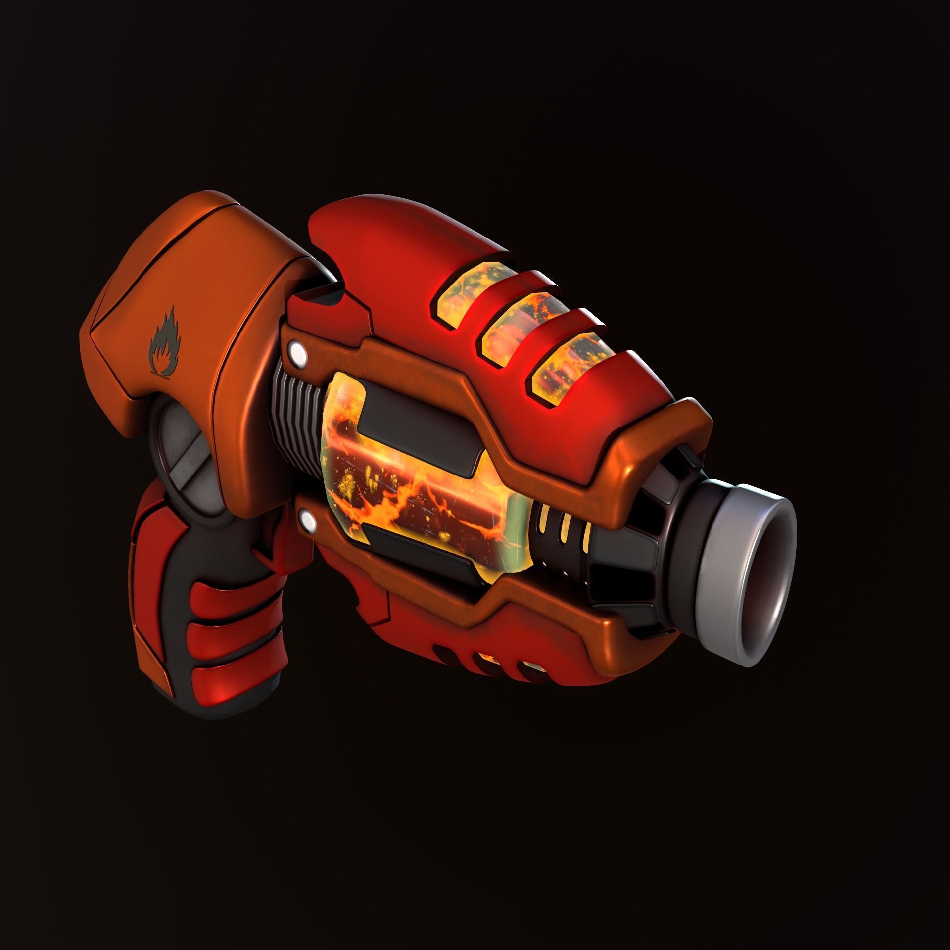 Sci-Fi Gun - Fire 3D model_3