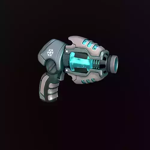 Sci-Fi Gun - Ice