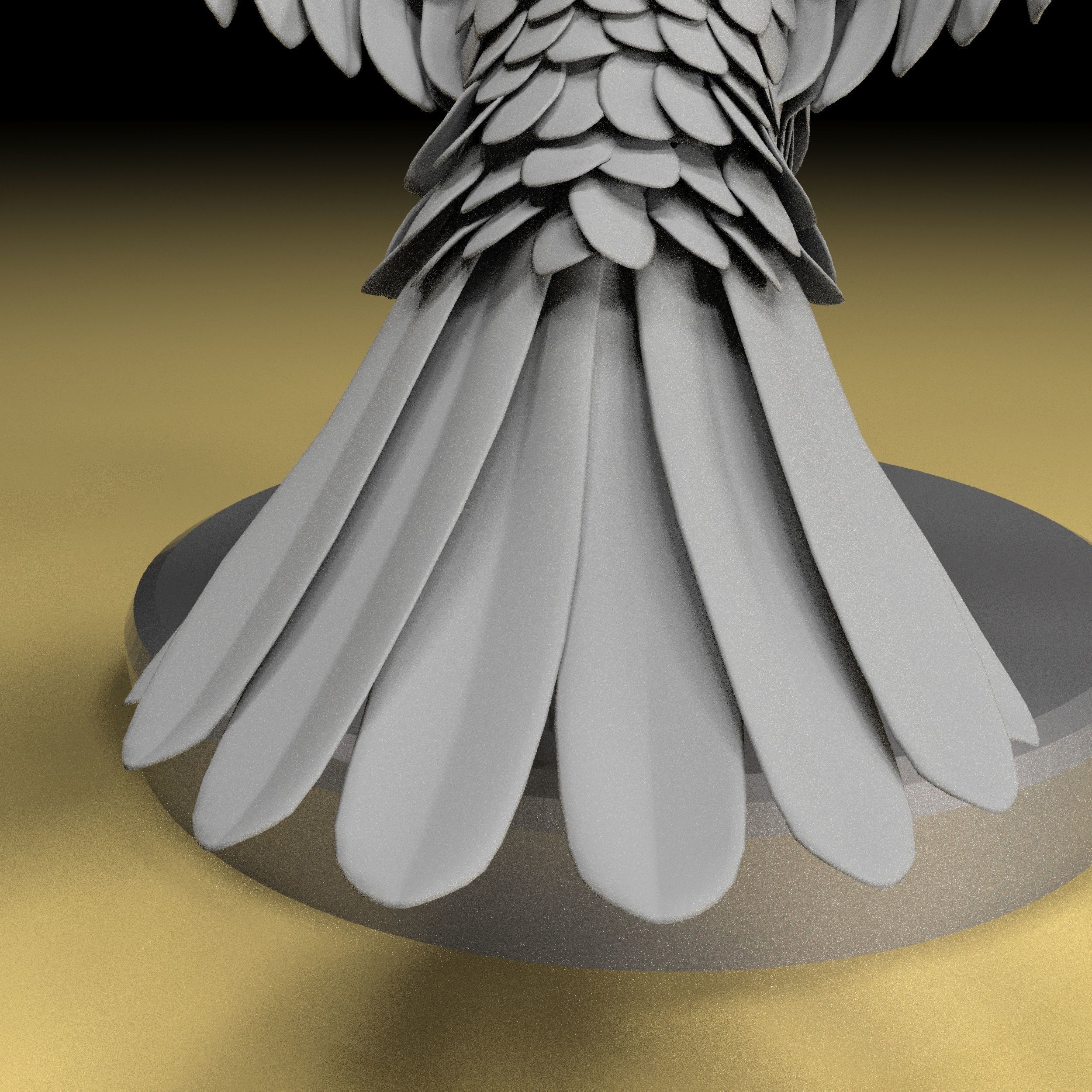 Eagel 3D model high quality obj stl file  3D print model_18