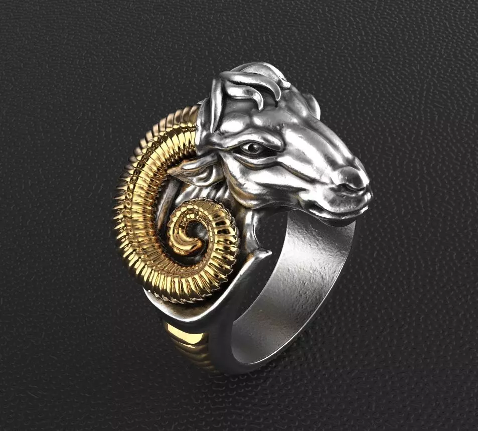 Aries ring 3D print model