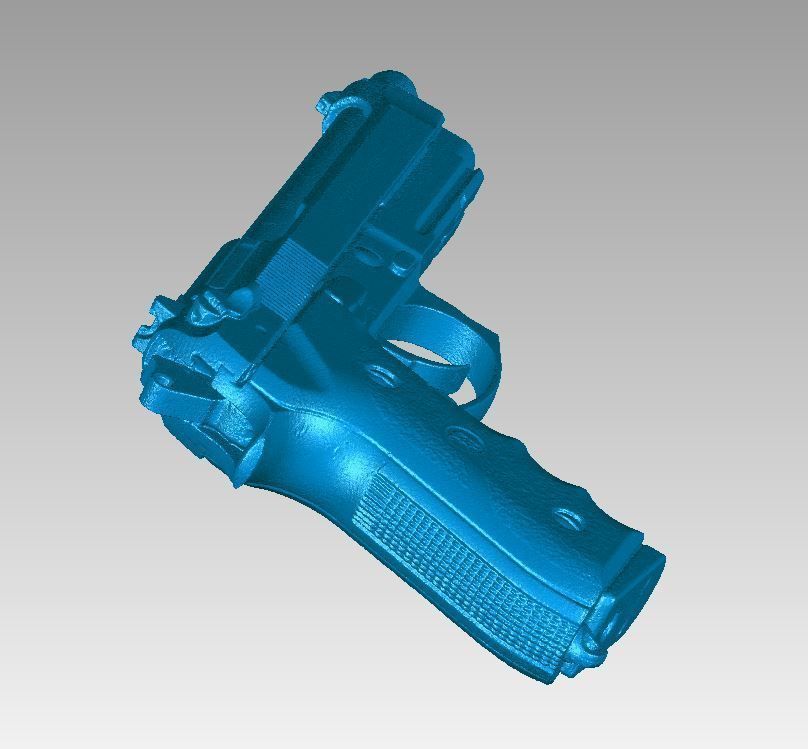 Real Beretta M9 Replica 3D Scan 3D model_6