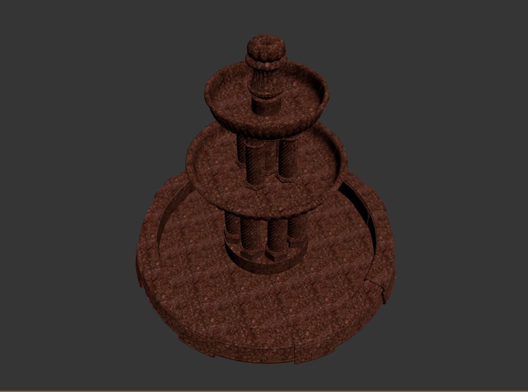 Fountain1 3D model_8