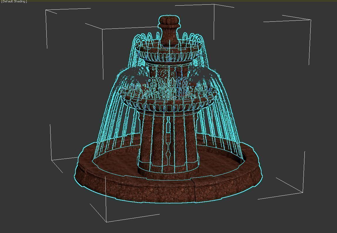 Fountain1 3D model_9