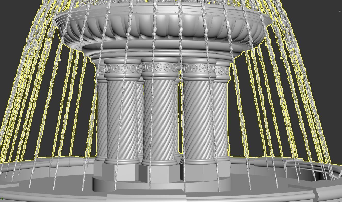 Fountain1 3D model_5