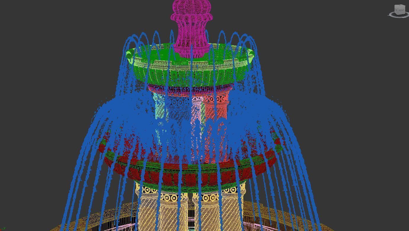 Fountain1 3D model_2