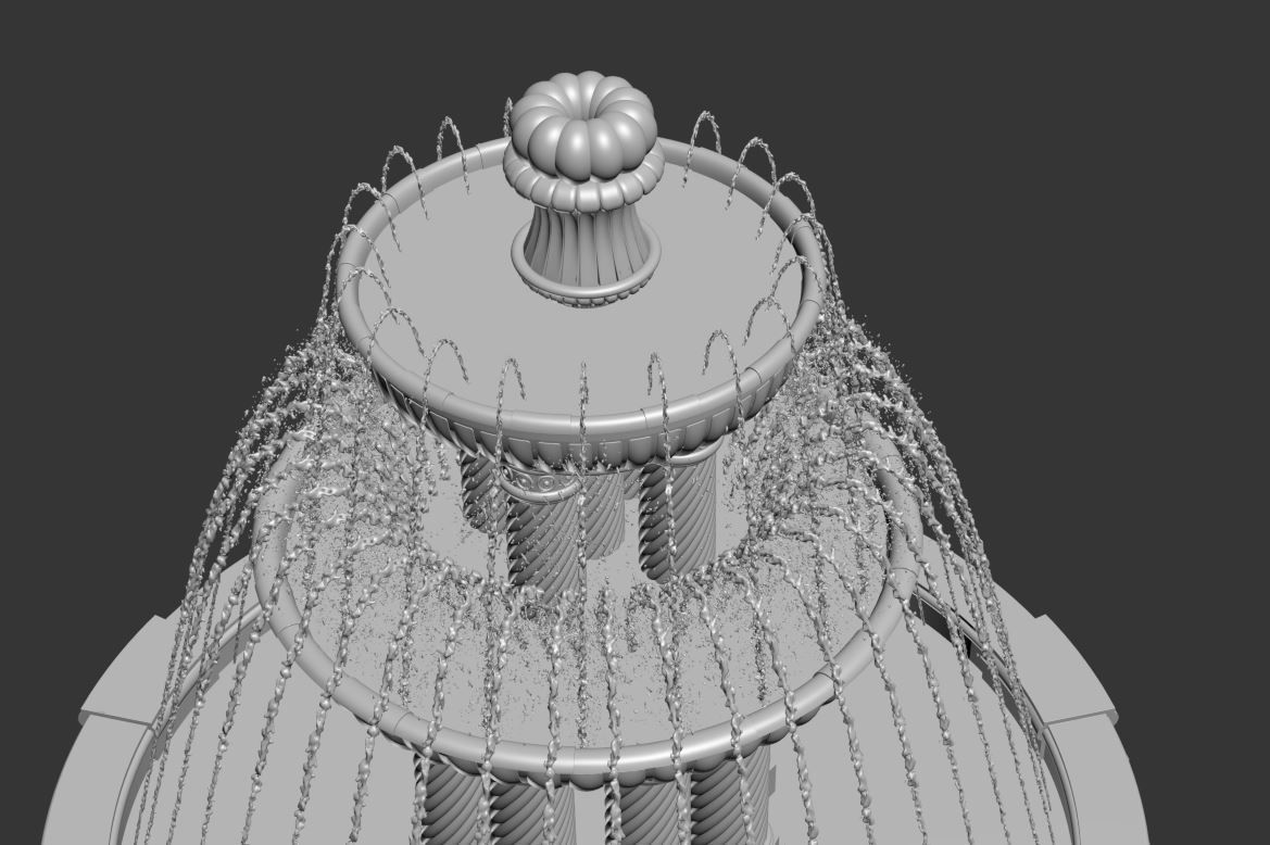 Fountain1 3D model_6