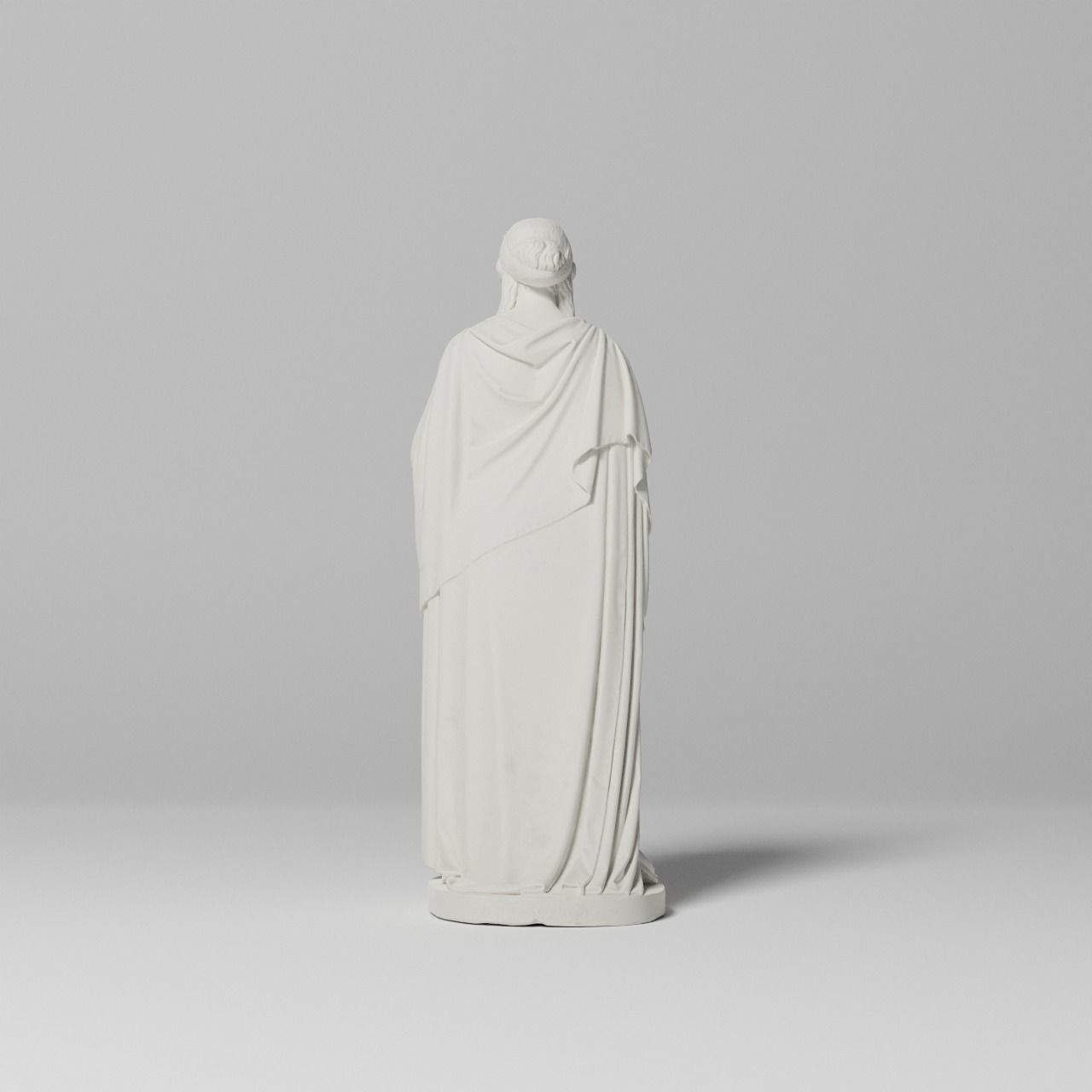 Zenobia in Chains Sculpture VR AR Mobile-ready Game-ready Low-poly 3D model_9