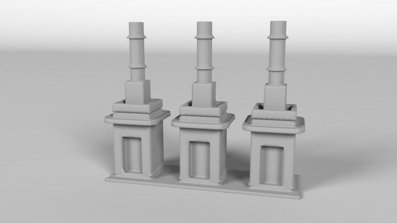oil platform 3D print model_14