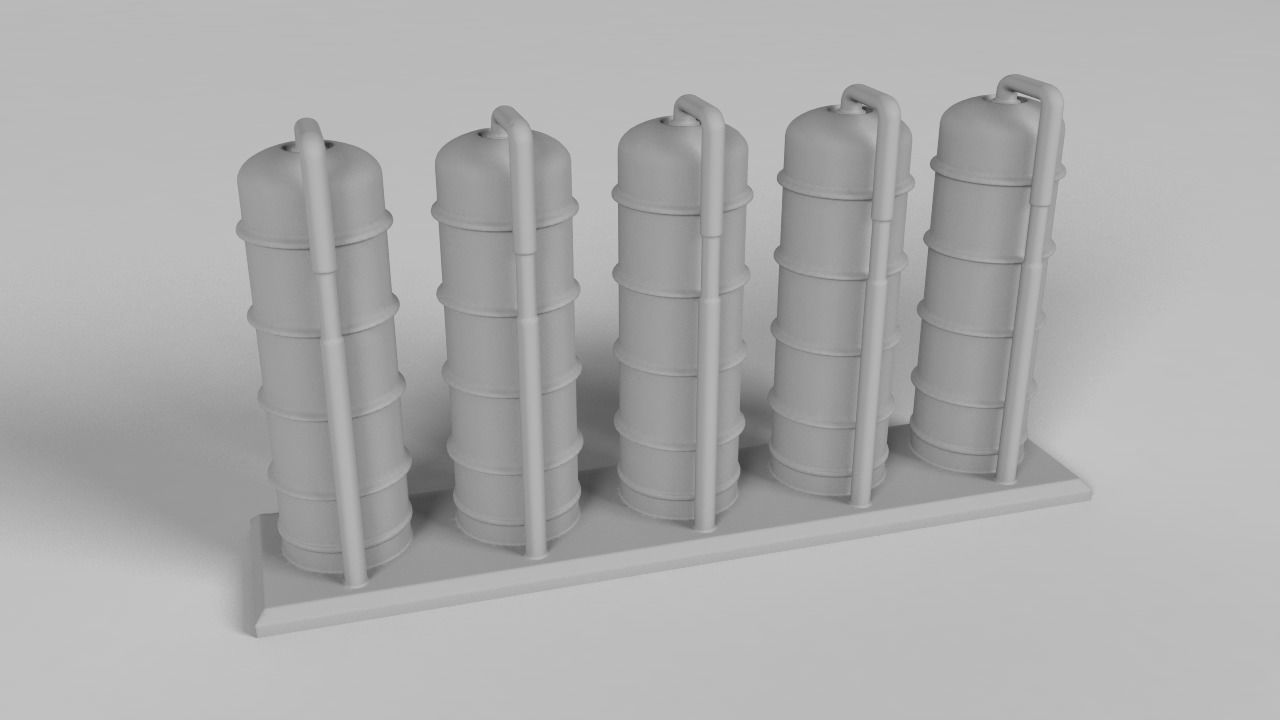 oil platform 3D print model_9