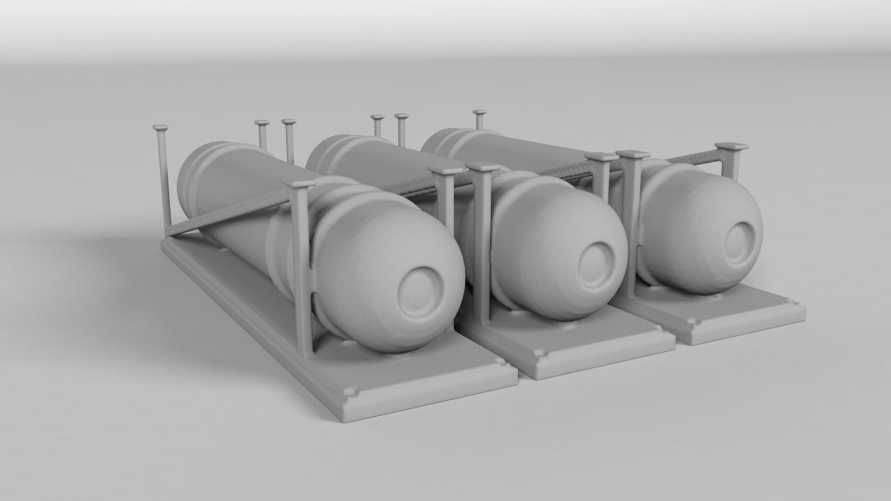 oil platform 3D print model_6