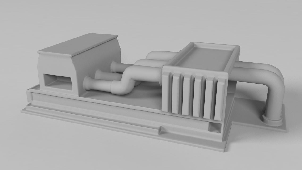 oil platform 3D print model_13