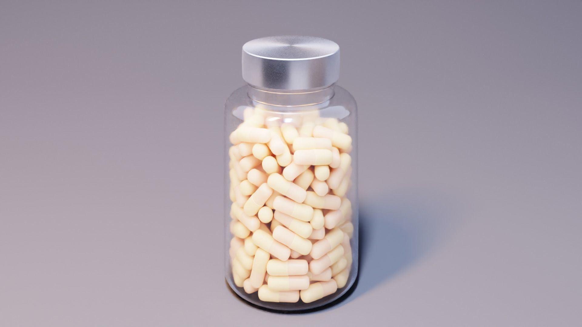 Bottle with Pills 3D model_19