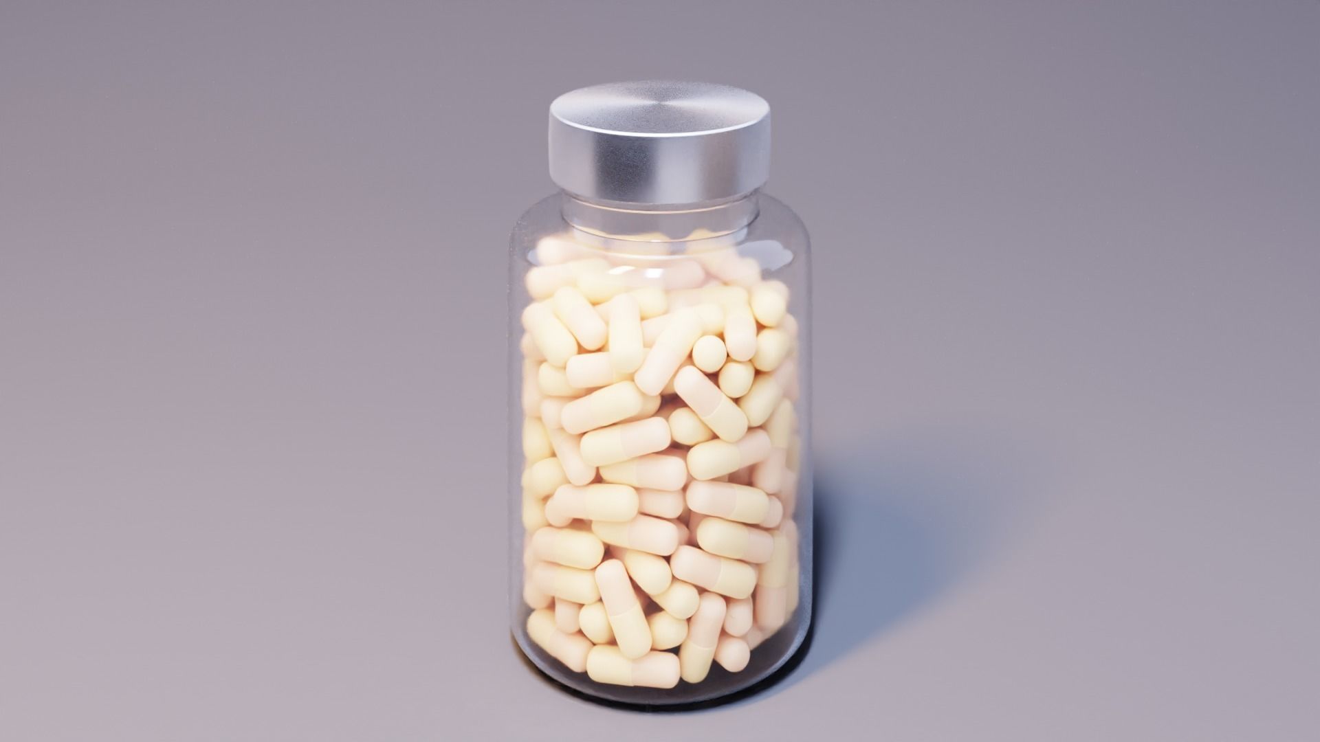 Bottle with Pills 3D model_14