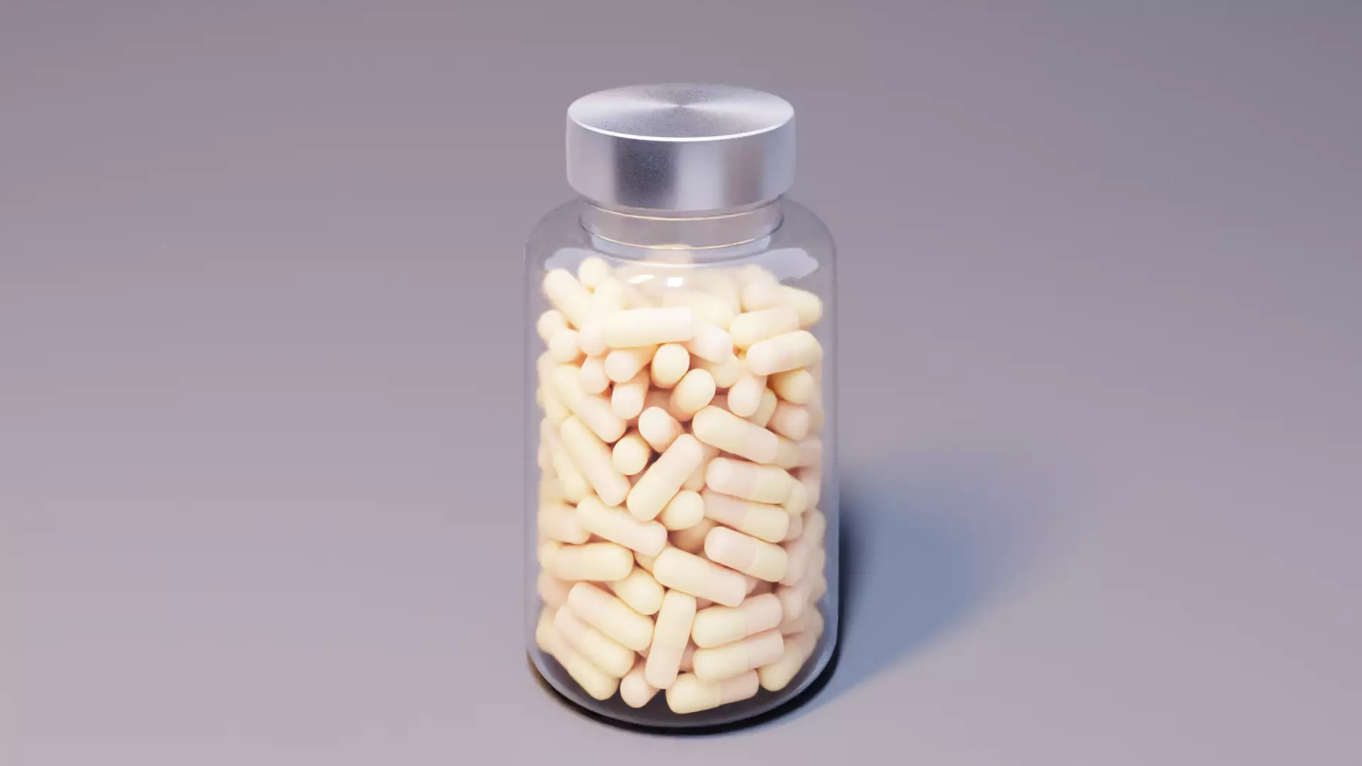 Bottle with Pills 3D model_0