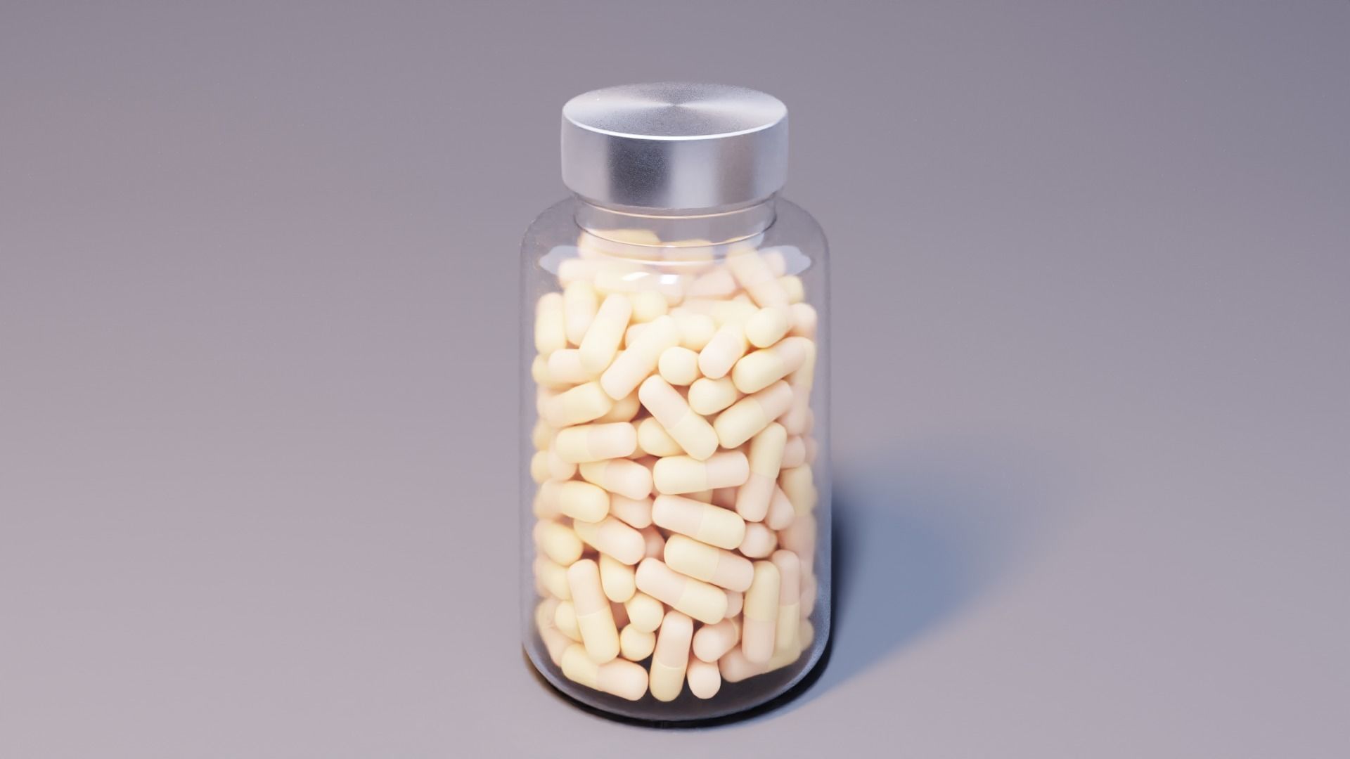 Bottle with Pills 3D model_13