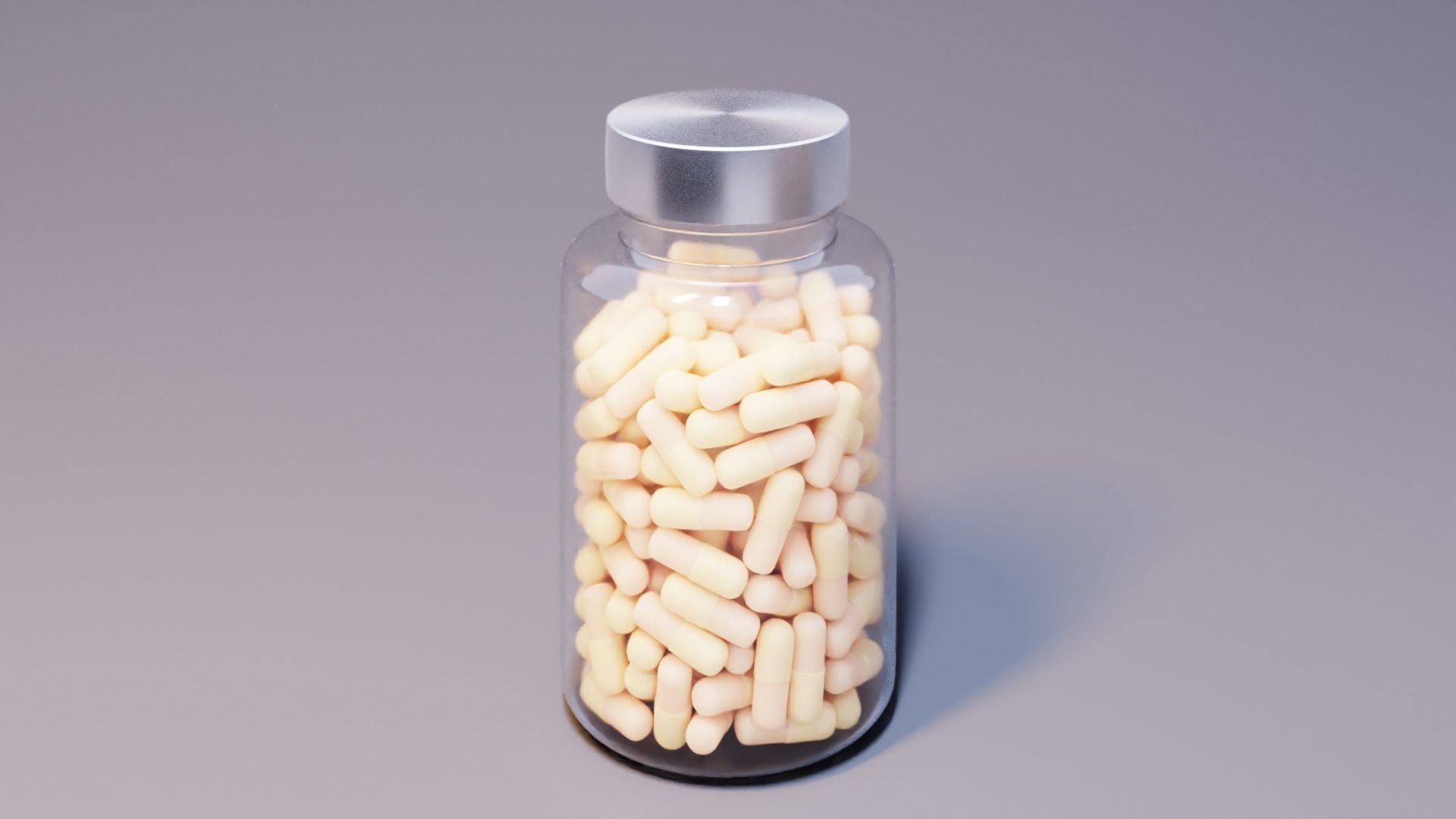 Bottle with Pills 3D model_12