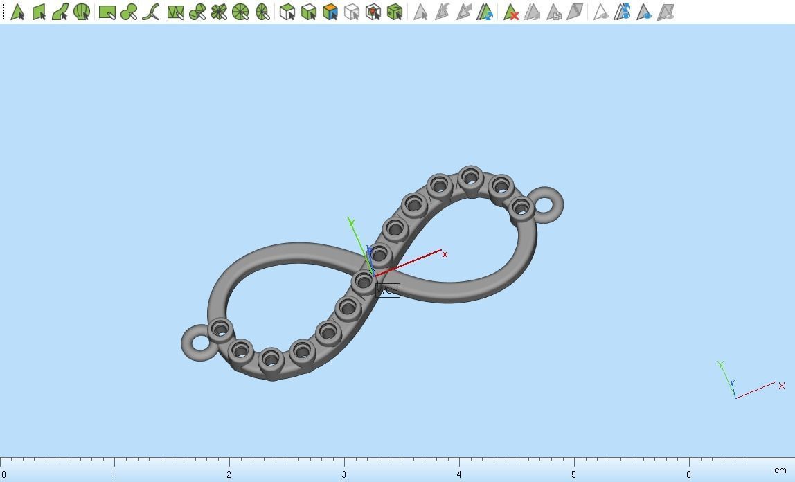 Infinity pendant 3D print model_18