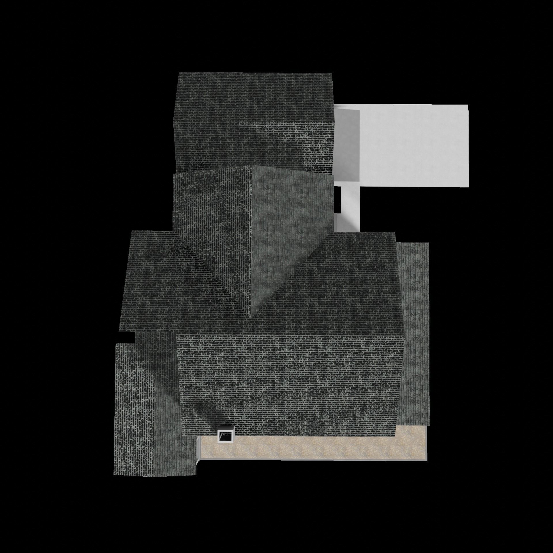 House exterior 1 Low-poly 3D model_16