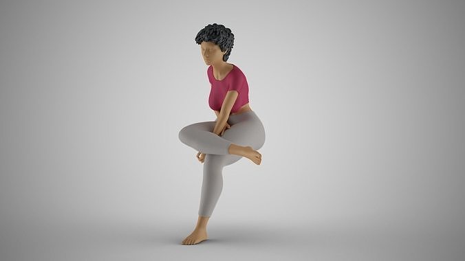 Hands Between Girl Legs 3D print model