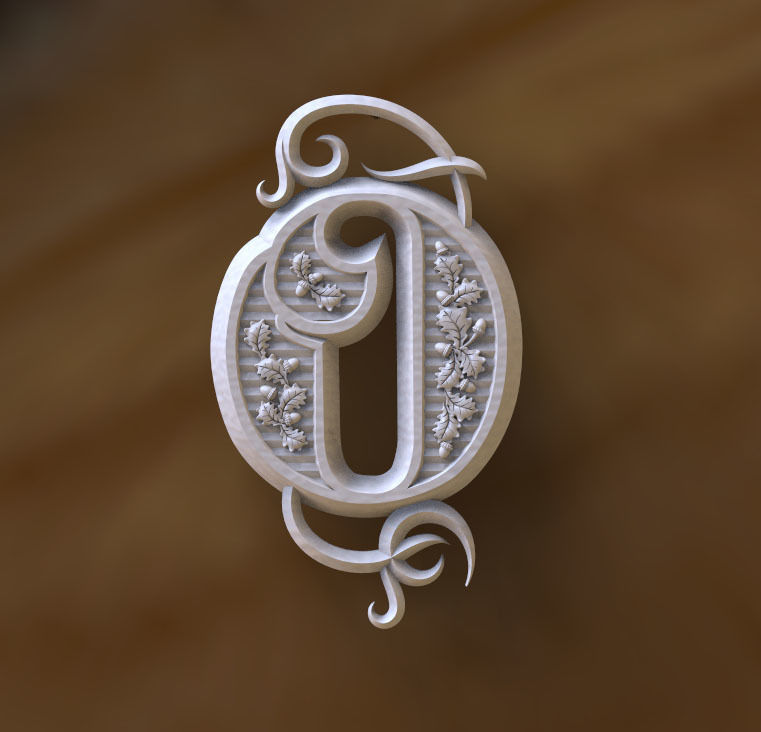 numbers number two 3D print model_15