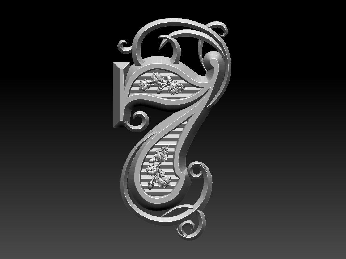 numbers number two 3D print model_52