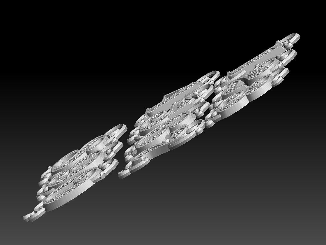 numbers number two 3D print model_6