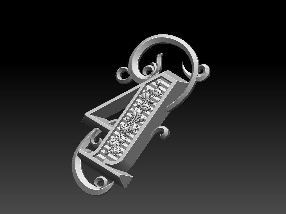 numbers number two 3D print model_38