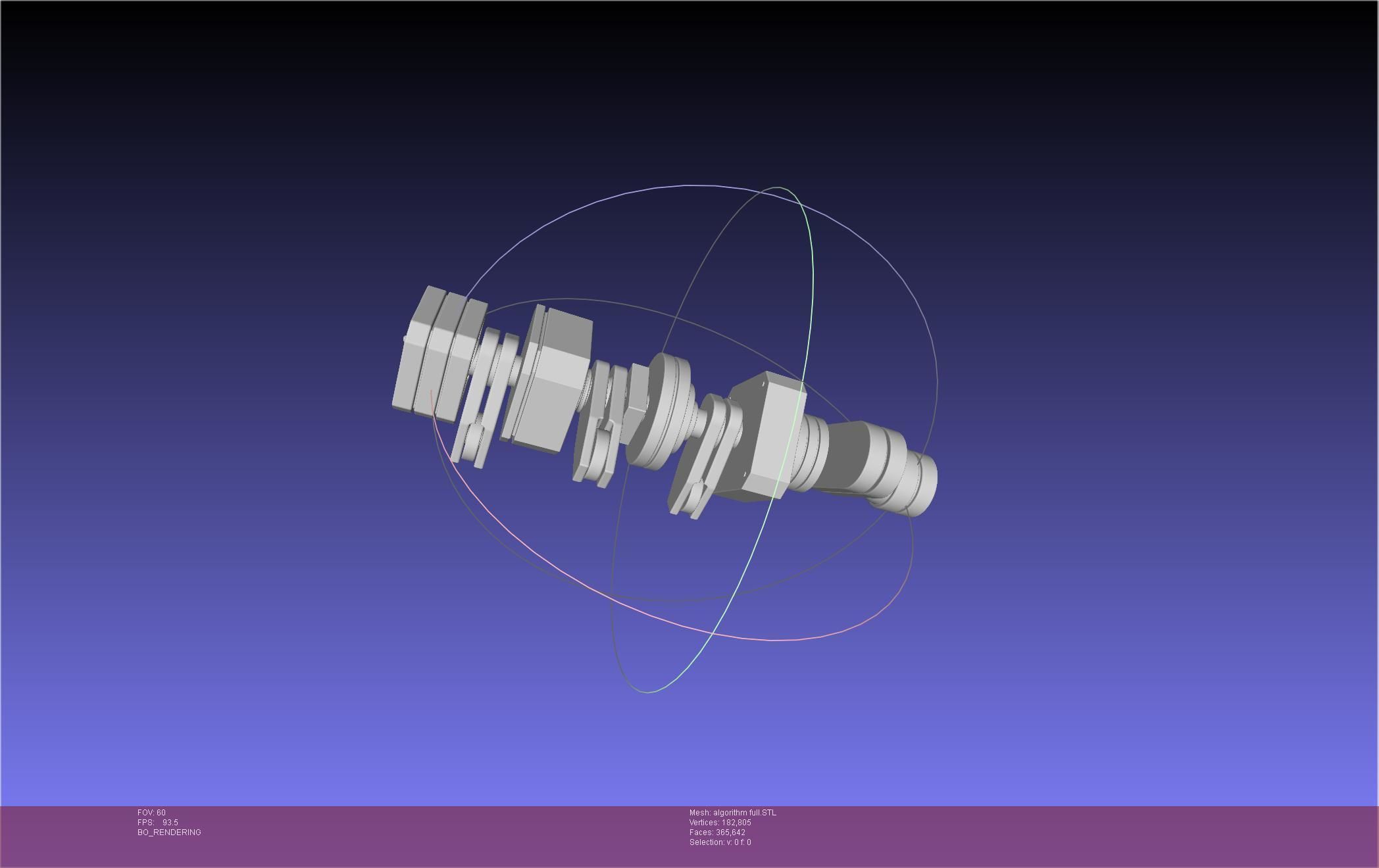 TENET Algorithm Basic Printable Models 3D print model_14