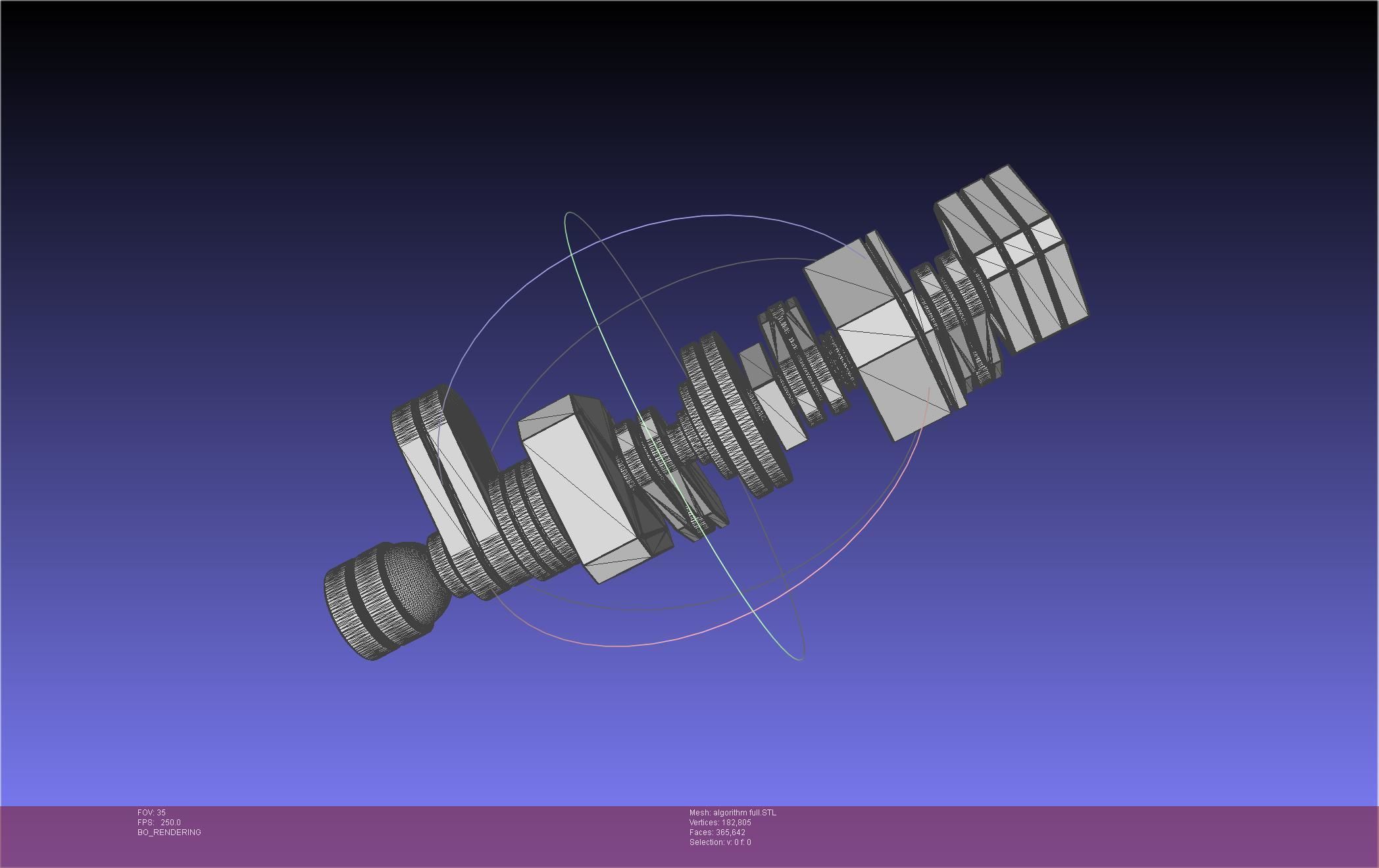 TENET Algorithm Basic Printable Models 3D print model_68