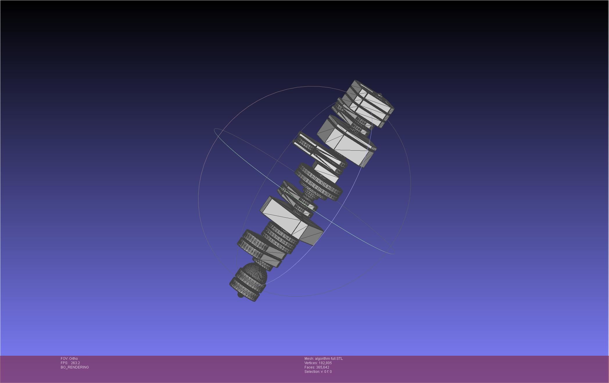 TENET Algorithm Basic Printable Models 3D print model_59