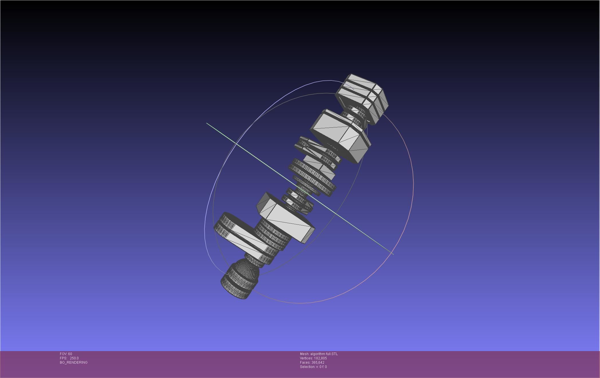 TENET Algorithm Basic Printable Models 3D print model_52