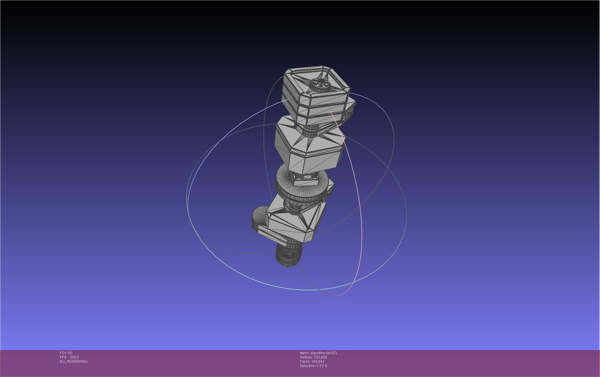 TENET Algorithm Basic Printable Models 3D print model_38