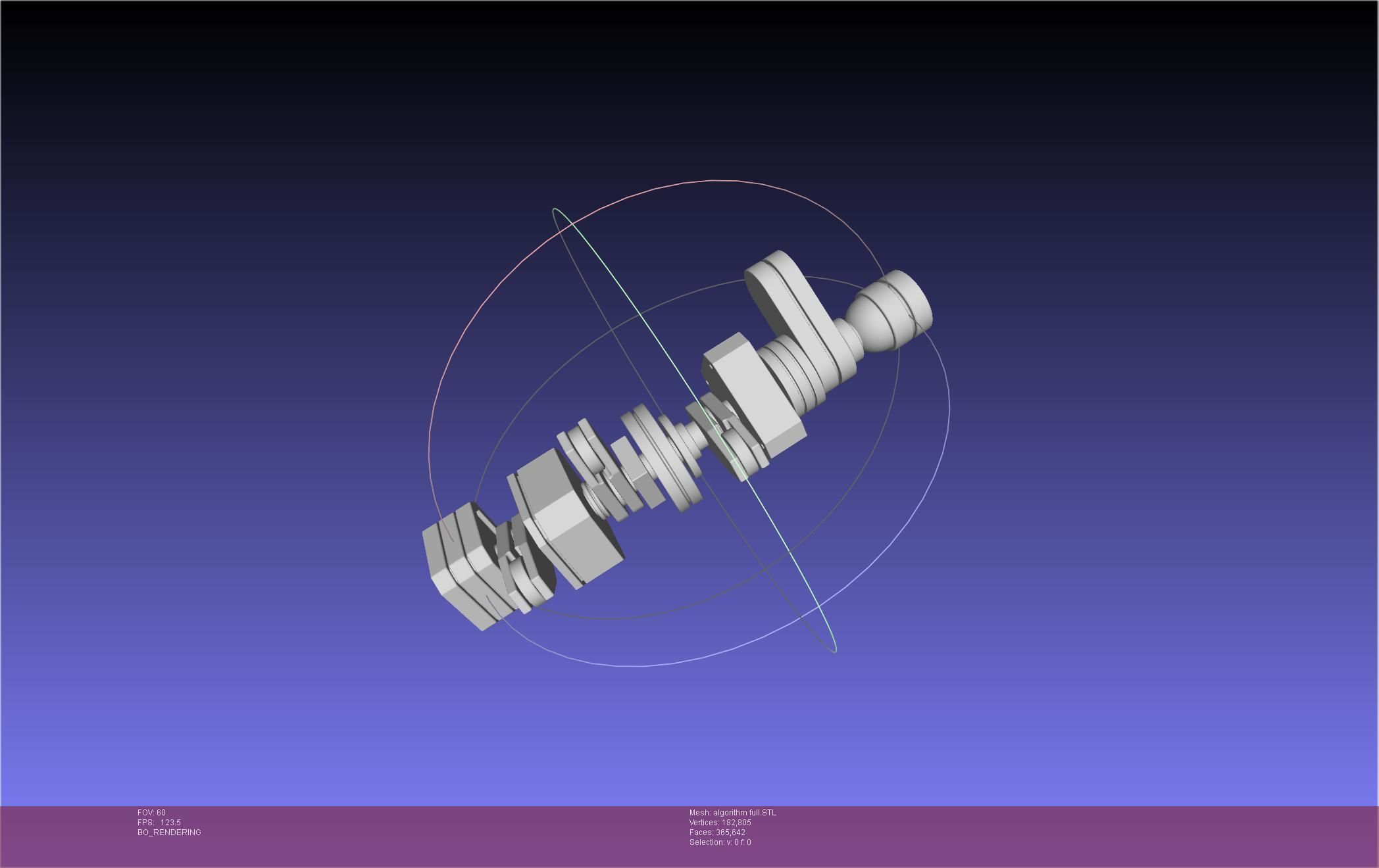 TENET Algorithm Basic Printable Models 3D print model_10