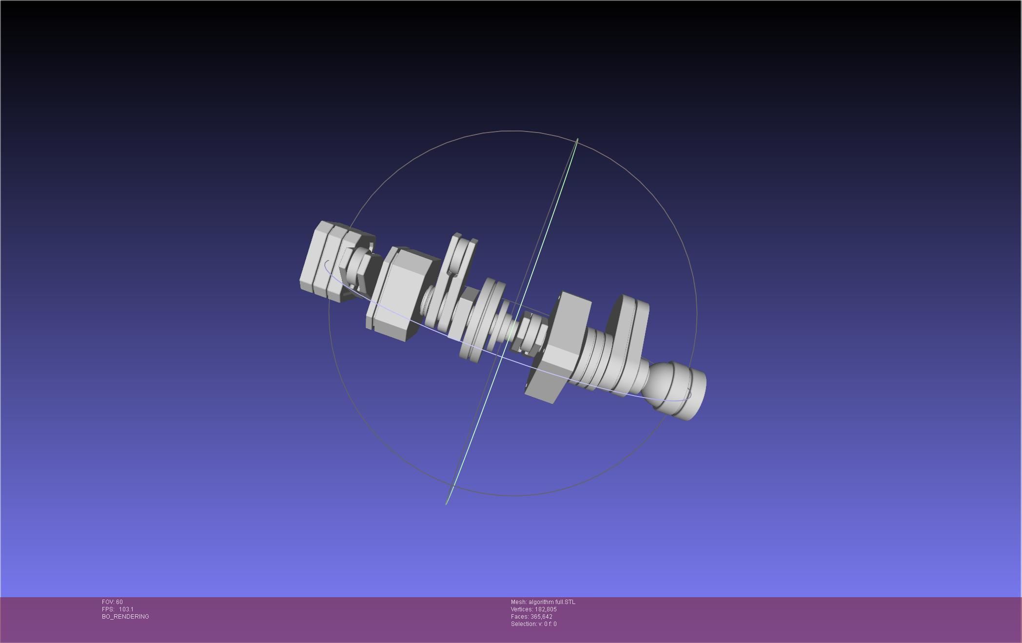 TENET Algorithm Basic Printable Models 3D print model_15