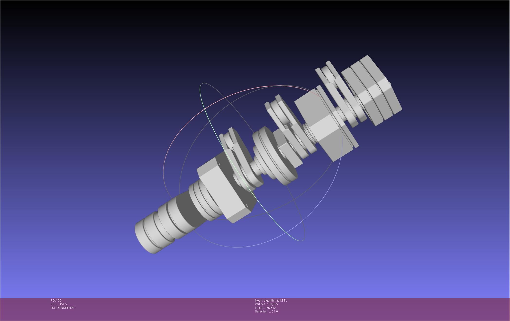 TENET Algorithm Basic Printable Models 3D print model_1