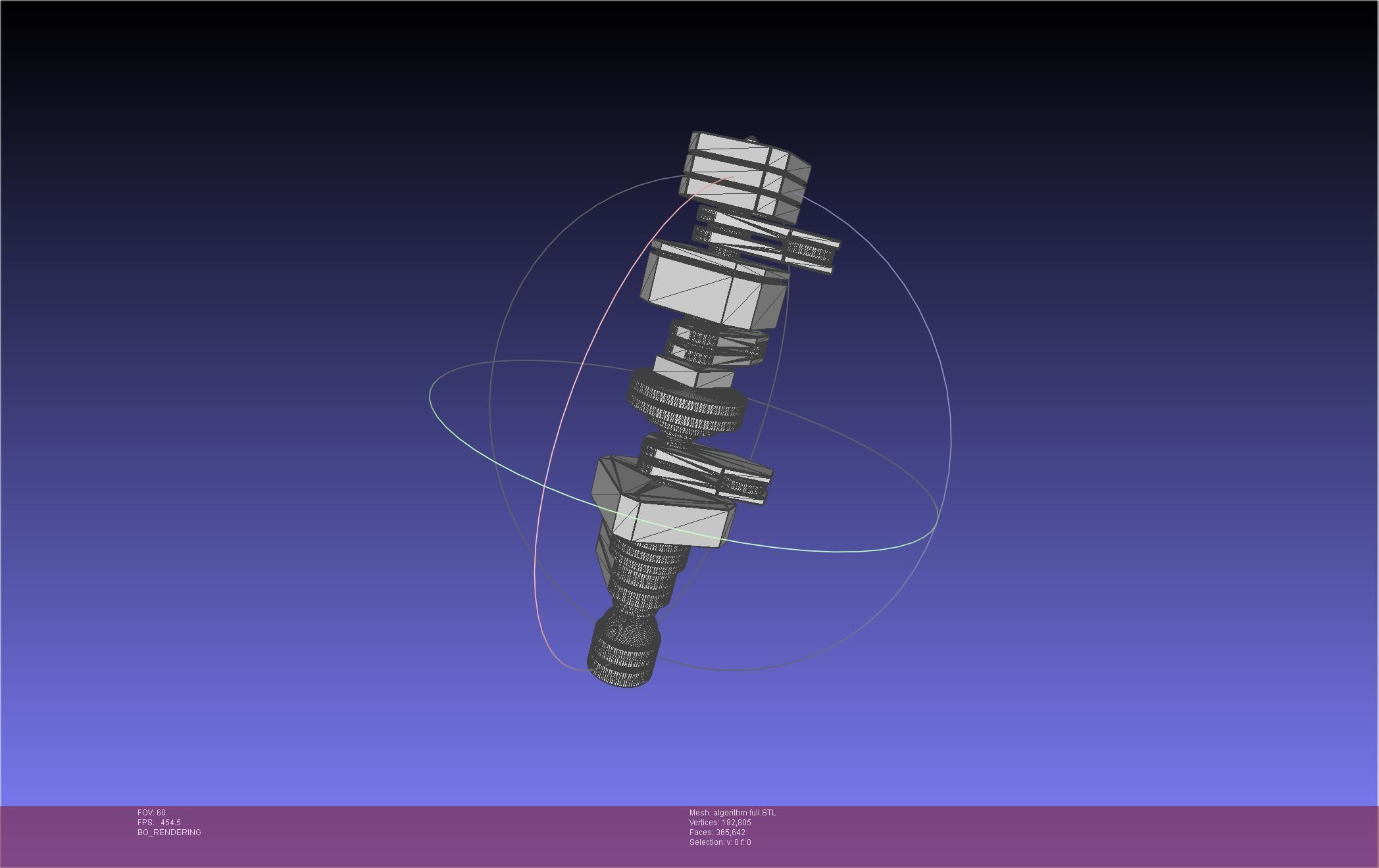 TENET Algorithm Basic Printable Models 3D print model_37