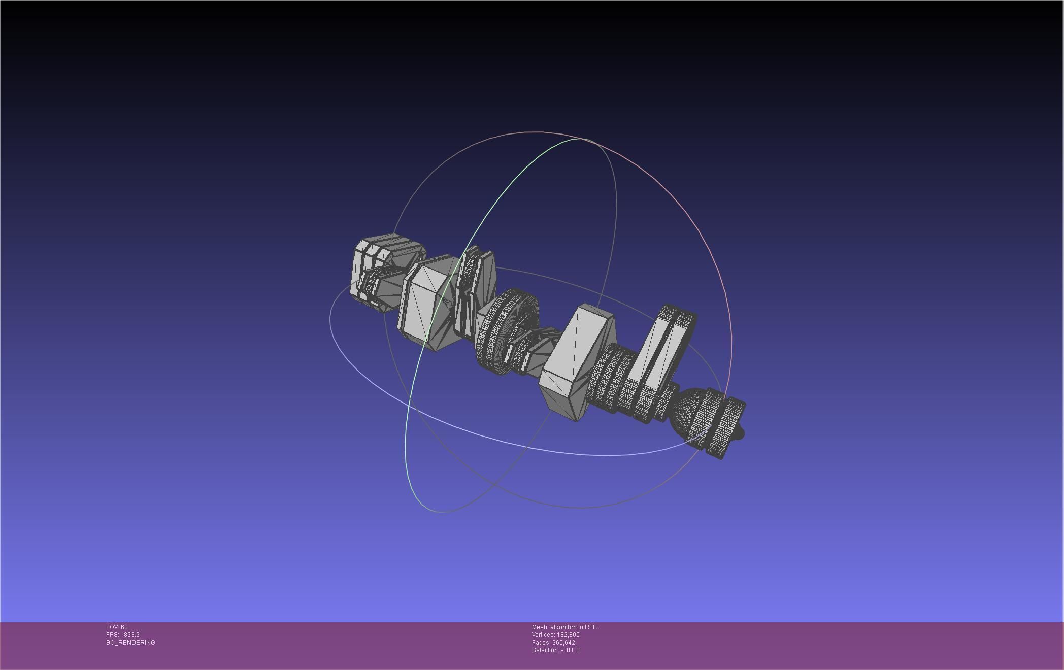 TENET Algorithm Basic Printable Models 3D print model_28