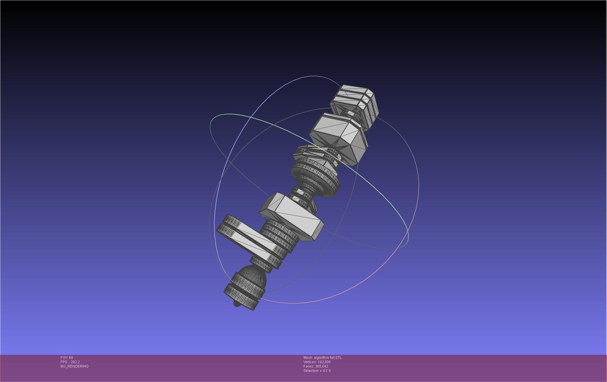 TENET Algorithm Basic Printable Models 3D print model_48