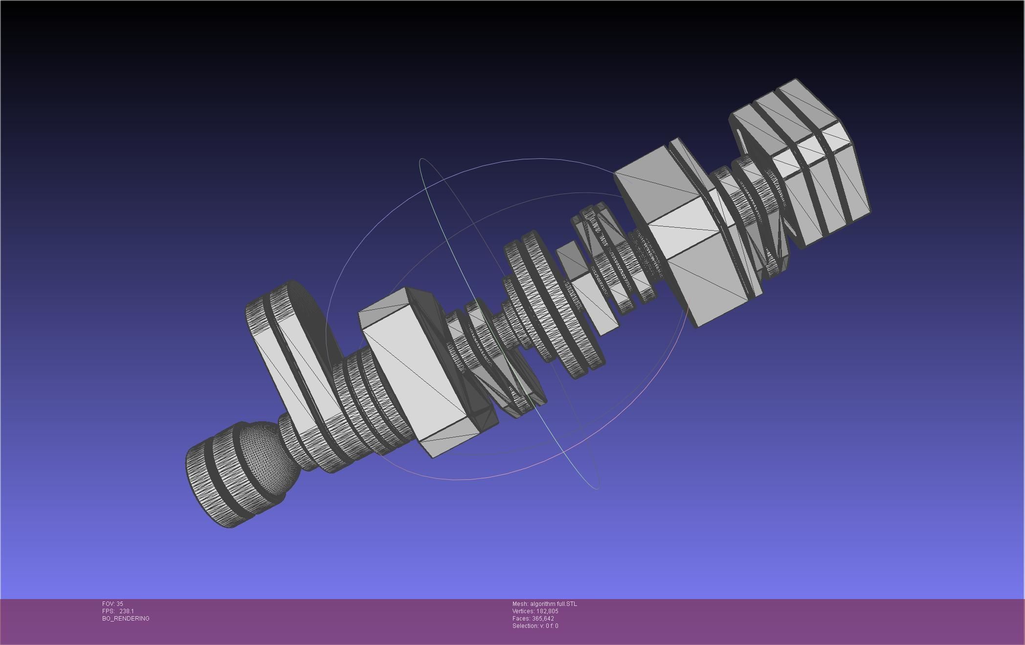 TENET Algorithm Basic Printable Models 3D print model_67