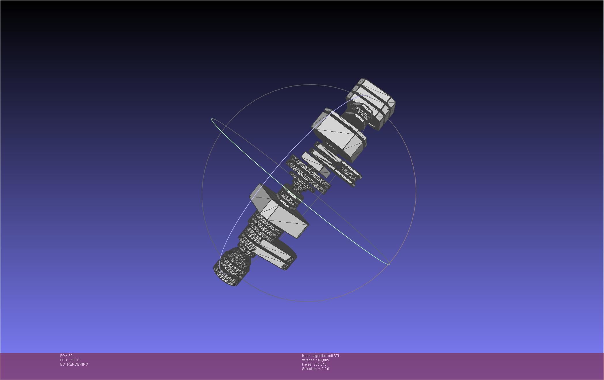 TENET Algorithm Basic Printable Models 3D print model_41