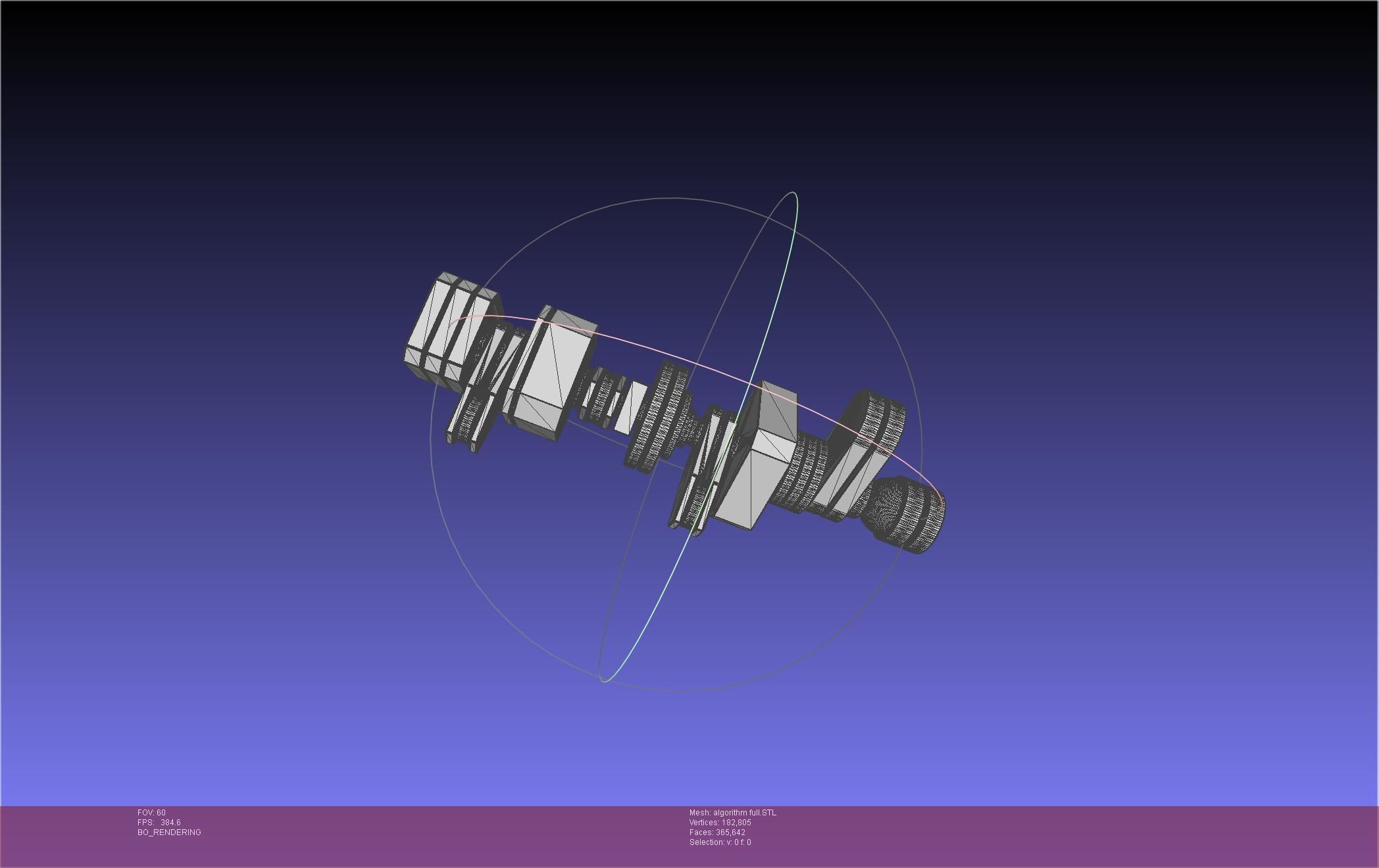 TENET Algorithm Basic Printable Models 3D print model_45