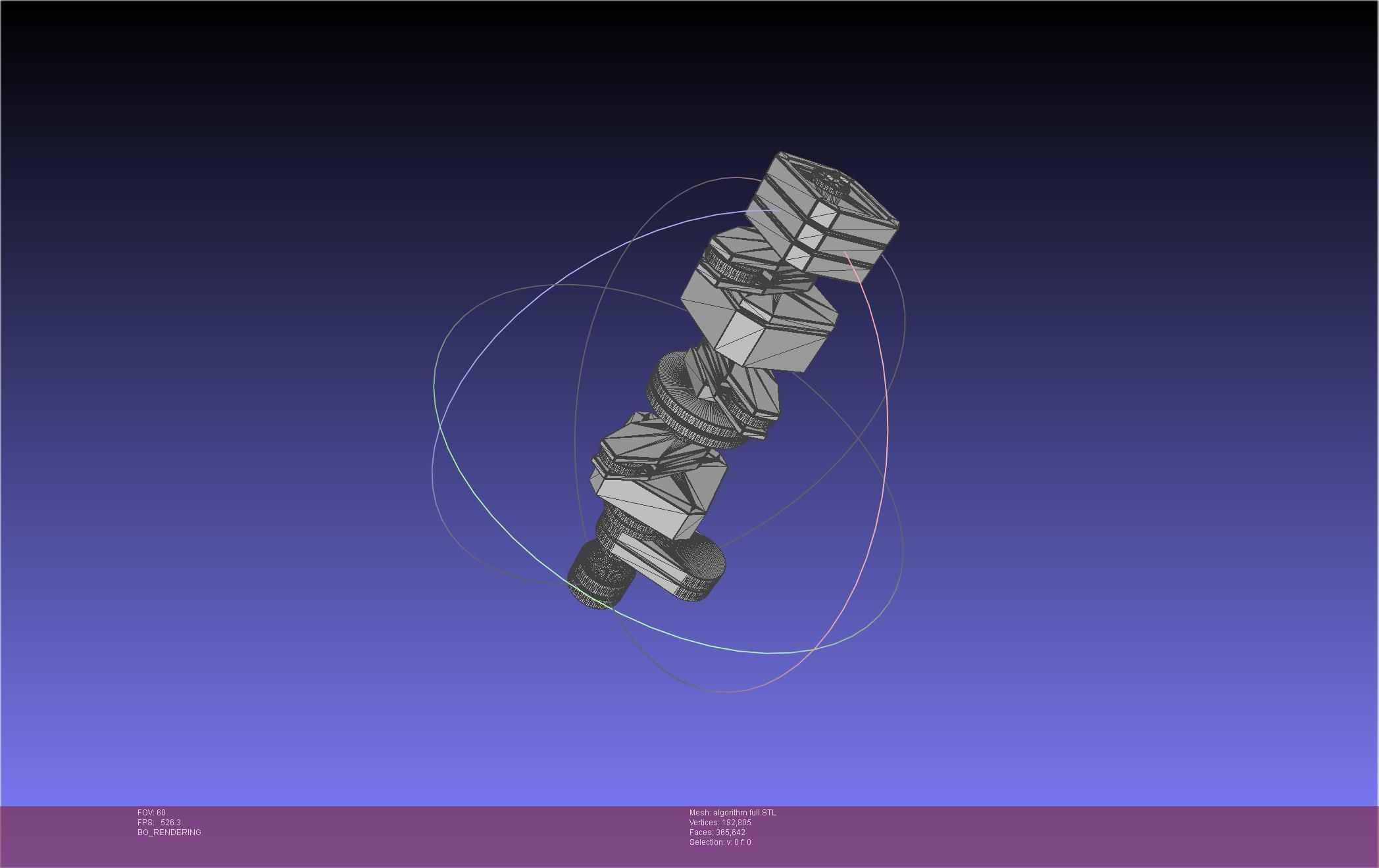 TENET Algorithm Basic Printable Models 3D print model_40