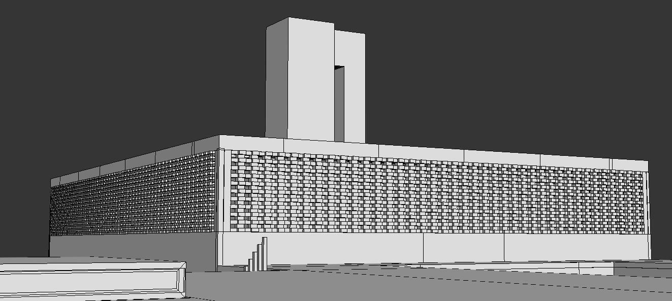 Monument Building 3D print model_8
