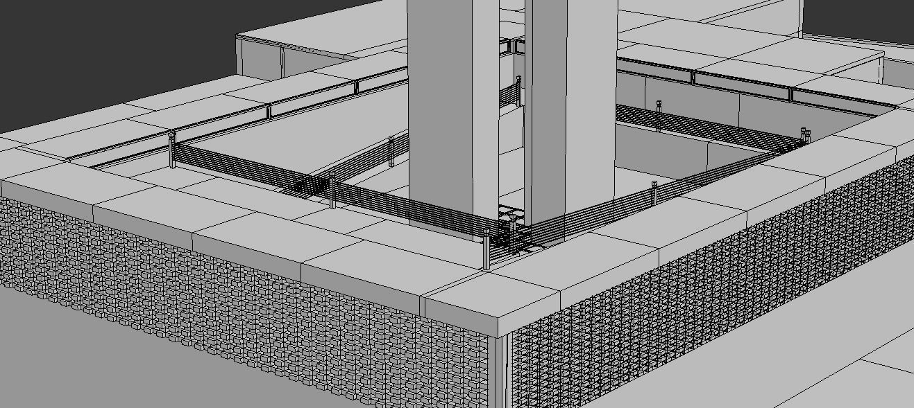 Monument Building 3D print model_7