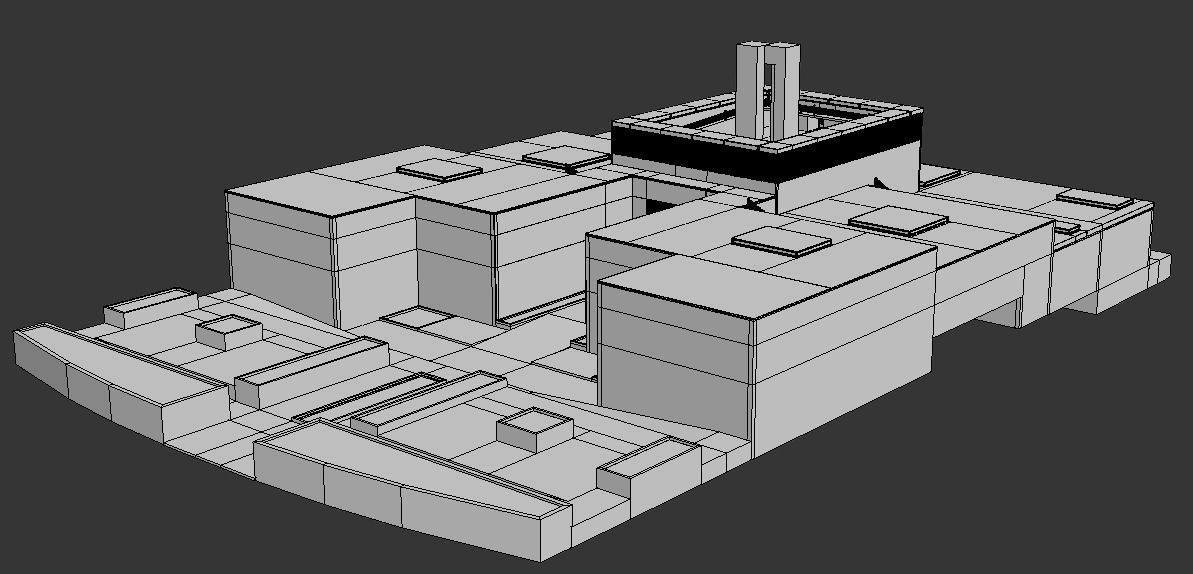 Monument Building 3D print model_2